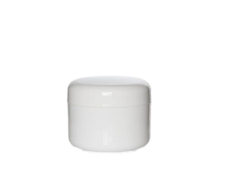 Jar, White Plastic (100 ml)